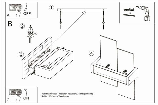 Seinävalaisin FENIKS 1 luonnonpuuta