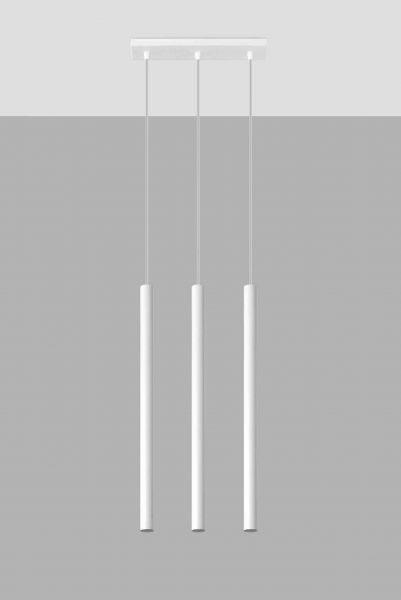 Riippuvalaisin PASTELO 3 valkoinen
