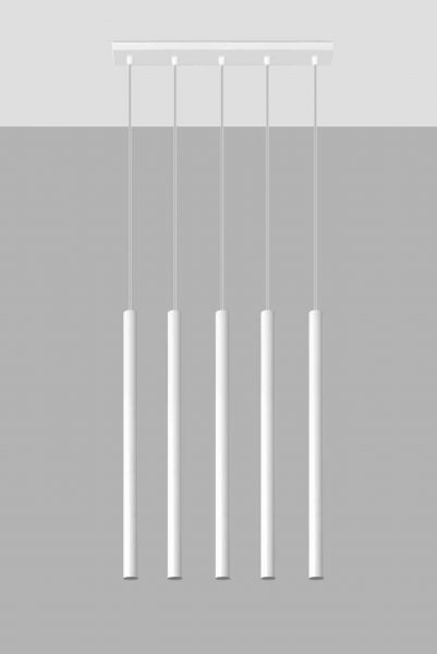 Riippuvalaisin PASTELO 5 valkoinen