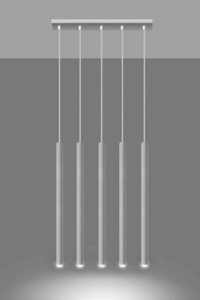 Riippuvalaisin PASTELO 5 valkoinen