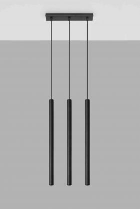 Riippuvalaisin PASTELO 3 musta