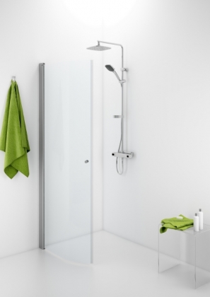 Suihkuseinä Ido Showerama 10-41, kaareva kirkas 900mm