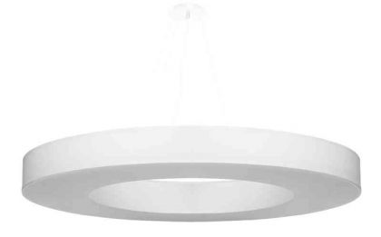 Kattokruunu SATURNO SLIM 90 valkoinen