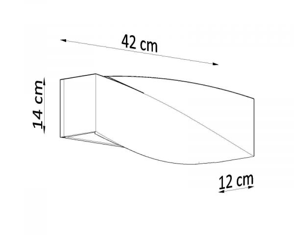 Seinävalaisin keraaminen SIGMA harmaa