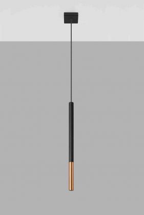 Riippuvalaisin MOZAICA 1 musta/kupari