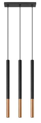 Riippuvalaisin MOZAICA 3L musta/kupari