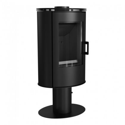 Wood stove Koza AB S/N/DR pillar model Black