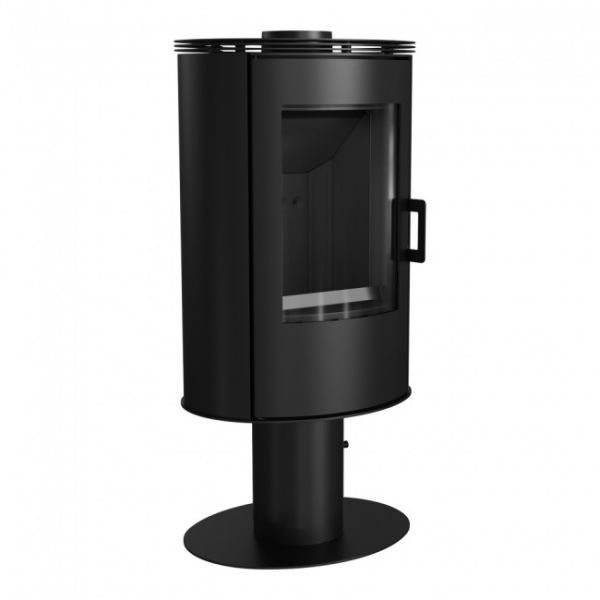 Wood stove Koza AB S/N/DR pillar model Black