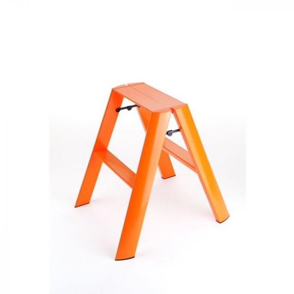 Lucano 2-step ladder, ORANGE