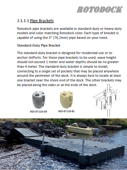 JetPort Jatkettu kiinnike 3" putkikiinnitykselle, harmaa tai musta