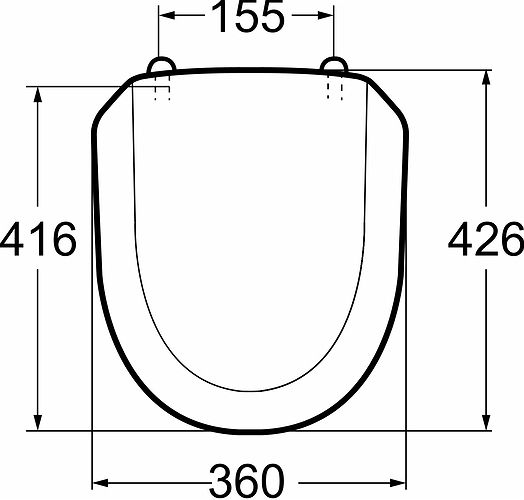 WC-ISTUINKANSI IDO TREVI KOVA QR MATTA VALK. 91597-22