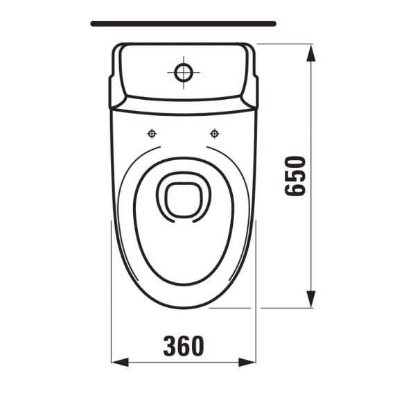 Wc-istuin Laufen Pro-N avoin S-lukko,saneerausmalli