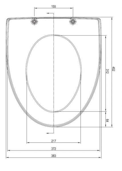 WC-istuinkansi Laufen Rigo vakio valkoinen