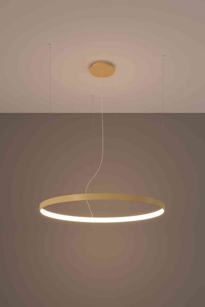 Kattokruunu RIO 55 kultainen LED 3000K