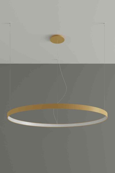 Kattokruunu RIO 110 kultainen LED 4000K