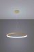 Kattokruunu RIO 110 kultainen LED 4000K