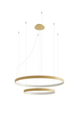 Kattokruunu RIO 2 55/78 kultainen LED 4000K