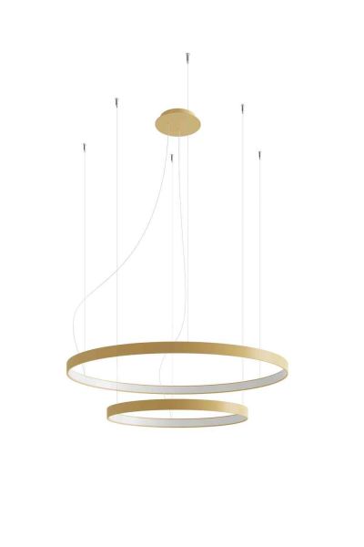 Kattokruunu RIO 2 55/78 kultainen LED 4000K