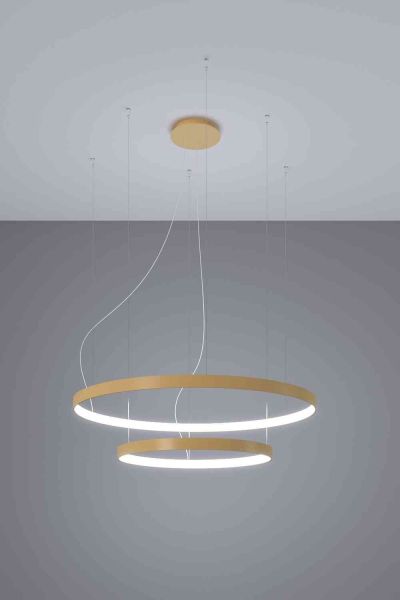 Kattokruunu RIO 2 55/78 kultainen LED 4000K