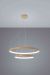 Kattokruunu RIO 2 55/78 kultainen LED 4000K