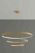 Kattokruunu RIO 3 55/78/110 kultainen LED 4000K