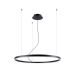 Kattokruunu ODA 80 musta LED 3000K