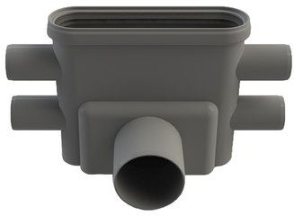 LATTIAKAIVO LINJA VESILUKOLLA UNIDRAIN 75 VAAKA/40 SIVUL.