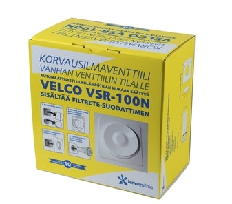 Korvausilmaventtiili VELCO VSR-100