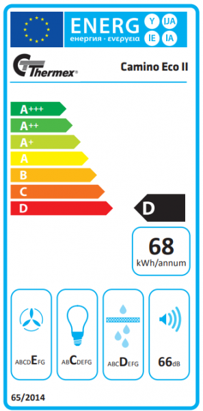 Liesituuletin Thermex Camino ECO II 60CM SIS. MOOT.