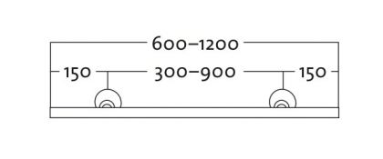 KÄYTTÖVEDENLÄMMITIN HAATO HK 300 2/3 KW H=1830MM