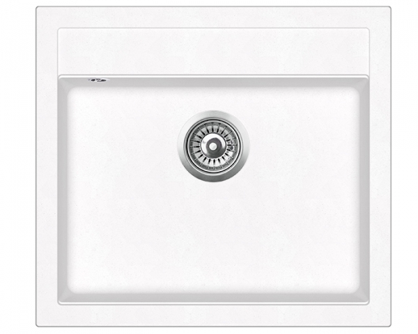 Composite sink Teno 565x510 white