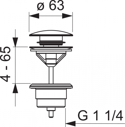 JUOKSUPUTKI HANSGROHE 16541820 MONTREUX HARJ NIKKELI