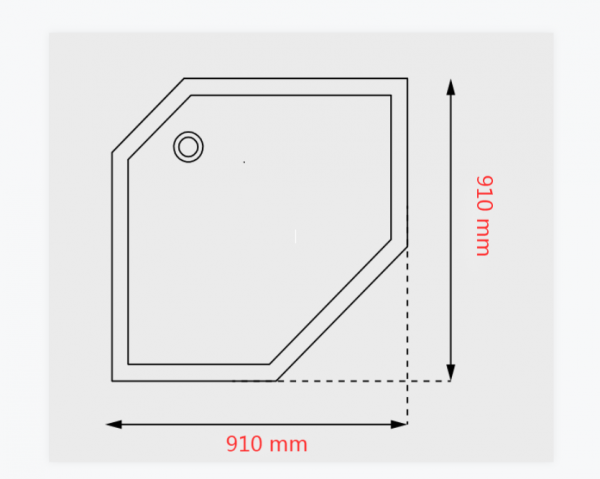 Suihkukaappi Sunwind Aurora Home 90 x 90 x 205 cm Musta