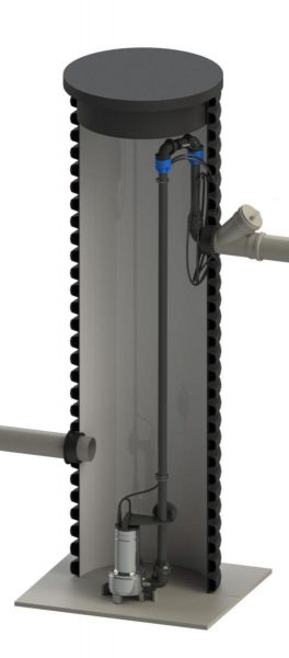 Pumppukaivo Uponor Clean 2.3M