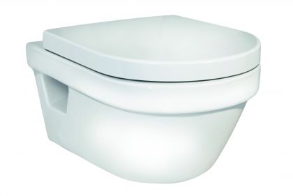 Seinä-WC Gustavsberg Hygienic Flush 5G84 SC+QR istuinkannella