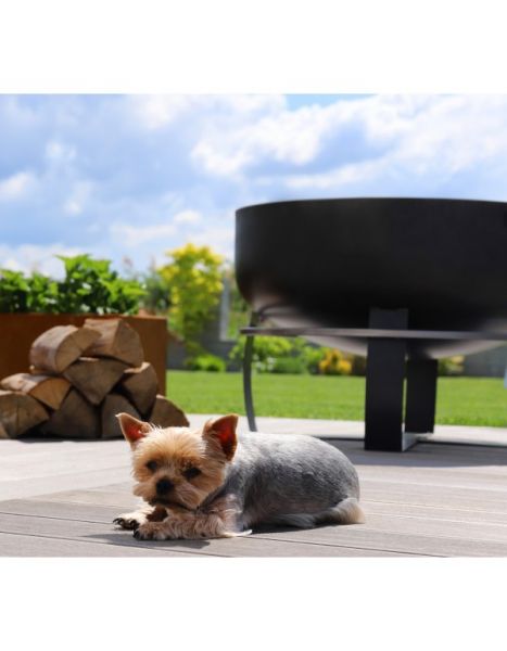 Garden Fire Bowl SET- VIKING XXL 80 cm Grill Plate and Grill Grate