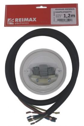 ASENNUSPAKK KIUAS REIMAX H07RN-F 7G1,5S 1,2m+KANSI+LIIT
