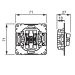 KYTKIN IMPRESSIVO 1+1+1/16AX/250V/IP20 URJ 0X
