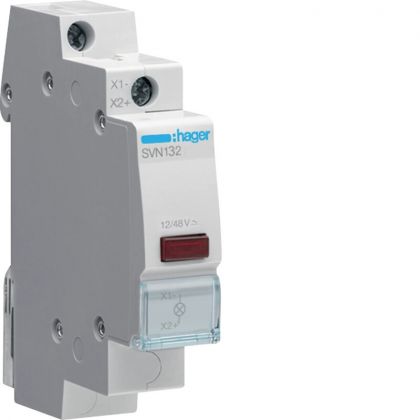 MERKKIVALOKALUSTE LED HAGER SVN132 PUN 12-48V