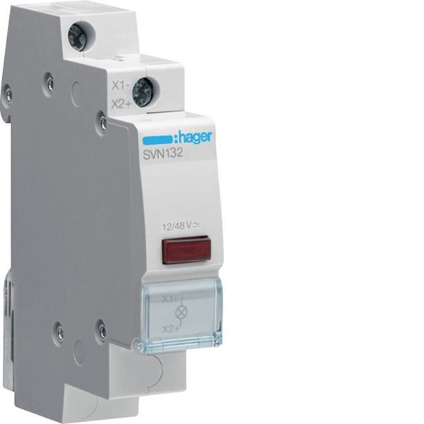 MERKKIVALOKALUSTE LED HAGER SVN132 PUN 12-48V