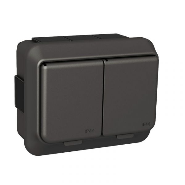 PISTORASIA EXXACT 2S/16A/IP44 PPR 2X ANT