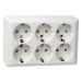 PISTORASIA ELKO RS16 6S/16A/250V/IP21 PPR VAL