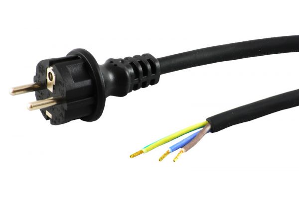 LIITOSJOHTO AXJO KABEL H05RN-F 3x1.0 SUORA SCH MU 5m