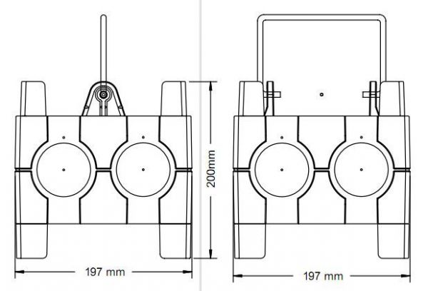 PISTORASIAKESKUS PCE 9030010 16A IP44 2CEE 4SCH