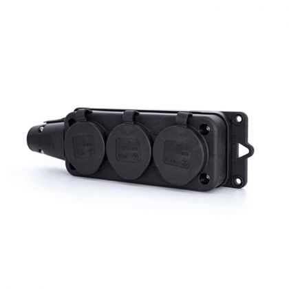 JATKOPISTORASIA NORWESCO 3S/16A/250V/IP44 TPE MU