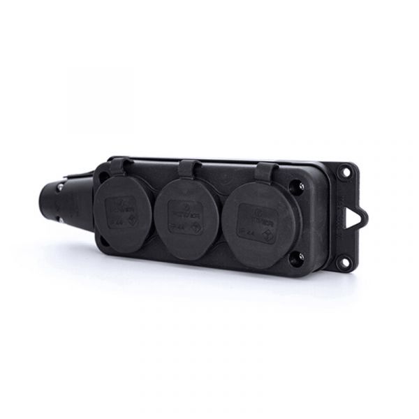 JATKOPISTORASIA NORWESCO 3S/16A/250V/IP44 TPE MU