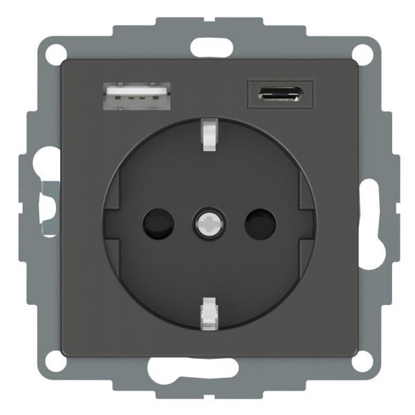 PISTORASIA + USB EXXACT 1-PR + 2XUSB LAT. A+C 3A ANT