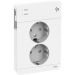 PISTORASIA + USB EXXACT 2-PR + 2X USB LAT. A+C 3A VAL