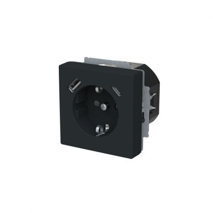 PISTORASIA + USB IMPRESSIVO 1S/16A/IP21 UKJ 0X USB A+C MUS
