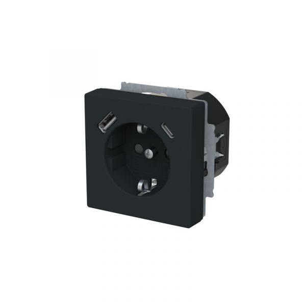 PISTORASIA + USB IMPRESSIVO 1S/16A/IP21 UKJ 0X USB A+C MUS